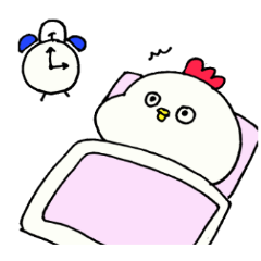 [LINEスタンプ] しもぶくれにわとりさん