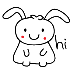 [LINEスタンプ] Rung Rabbitの画像（メイン）