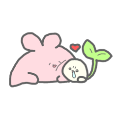 [LINEスタンプ] もちうさすたんぷ。