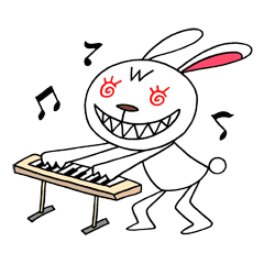 [LINEスタンプ] パンクうさちゃんの画像（メイン）