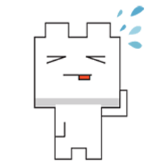 [LINEスタンプ] ぶろっくねこ