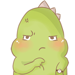 [LINEスタンプ] Little Pen the Cute Dinosaursの画像（メイン）