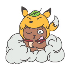 [LINEスタンプ] なりきりクマちーくん