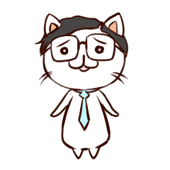 [LINEスタンプ] オフィス猫