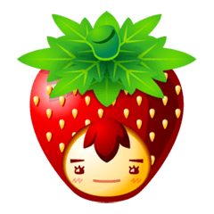 [LINEスタンプ] いちごマン