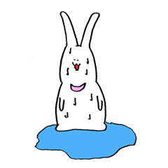 [LINEスタンプ] 月の輪ウサギ 2