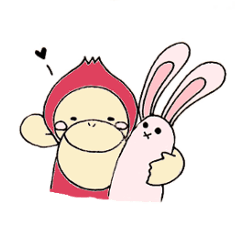 [LINEスタンプ] おさるのもっきーの画像（メイン）