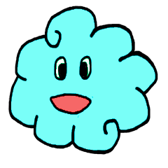 [LINEスタンプ] ふわくもくんの画像（メイン）