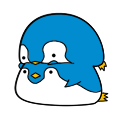 [LINEスタンプ] yuru-i Penguin Stickerの画像（メイン）