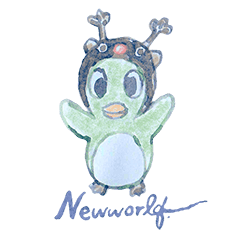 [LINEスタンプ] Newworld Penguin