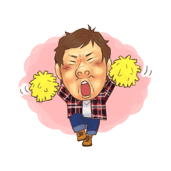 [LINEスタンプ] 美男子と野獣兄弟の画像（メイン）