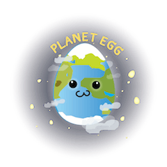 [LINEスタンプ] Cute Planet  Egg