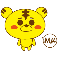 [LINEスタンプ] mu tiger