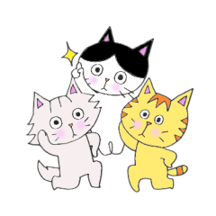 [LINEスタンプ] 3にゃんこ 第3弾の画像（メイン）