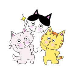 [LINEスタンプ] 3にゃんこ 第3弾