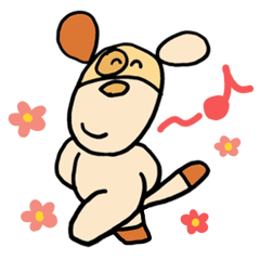 [LINEスタンプ] ビーグルのビーちゃん