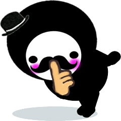 [LINEスタンプ] かわいい黒ひげ第二弾