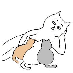 [LINEスタンプ] いい感じのネコたち