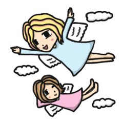 [LINEスタンプ] のんびりエンジェル