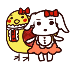 [LINEスタンプ] きぃちゃん＆ポロンの画像（メイン）