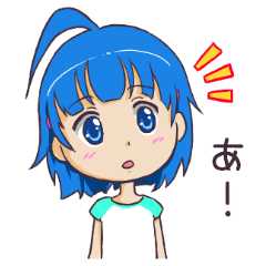 [LINEスタンプ] girl♪の画像（メイン）