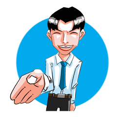 [LINEスタンプ] The story of an Employee(v.eng)