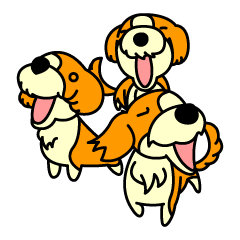 [LINEスタンプ] Live with Dogs part.5