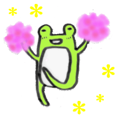 [LINEスタンプ] かえる君