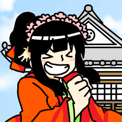 [LINEスタンプ] ずばっと桜姫。