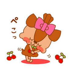 [LINEスタンプ] 愛犬チェリー♡の画像（メイン）