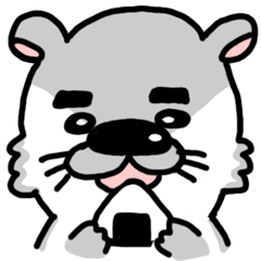 [LINEスタンプ] コツメカワウソくん