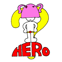 [LINEスタンプ] HERO？