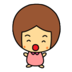 [LINEスタンプ] ピンクが好きな女の子の画像（メイン）