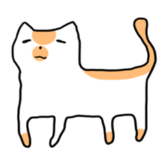 [LINEスタンプ] 腹立つねこの画像（メイン）