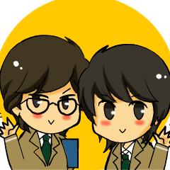 [LINEスタンプ] high school boys