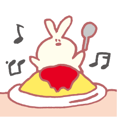 [LINEスタンプ] うささん生活