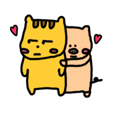 [LINEスタンプ] りっくん＆ぶーちゃん2