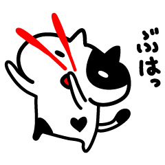 [LINEスタンプ] しろくろねこさん3