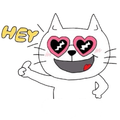 [LINEスタンプ] ねこのニャンさく。