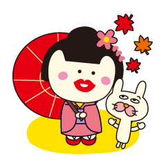 [LINEスタンプ] まいこにゃん