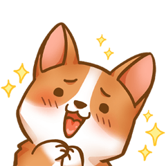 [LINEスタンプ] Corgi 