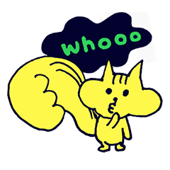 [LINEスタンプ] 黄色いリスくんの画像（メイン）