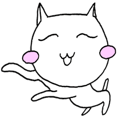 [LINEスタンプ] 白猫しろ9