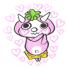 [LINEスタンプ] 鬼かわいい鬼です