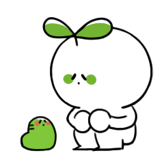 [LINEスタンプ] はっぱくんといもむしくん