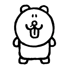 [LINEスタンプ] ベロくま2の画像（メイン）