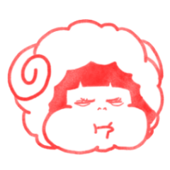 [LINEスタンプ] ひつじ年のサチコ