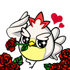 [LINEスタンプ] annoying chicken