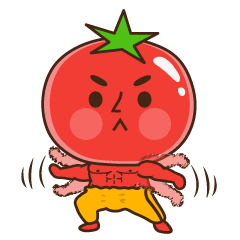 [LINEスタンプ] Kung Fu tomato