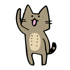 [LINEスタンプ] ちくびねこの画像（メイン）